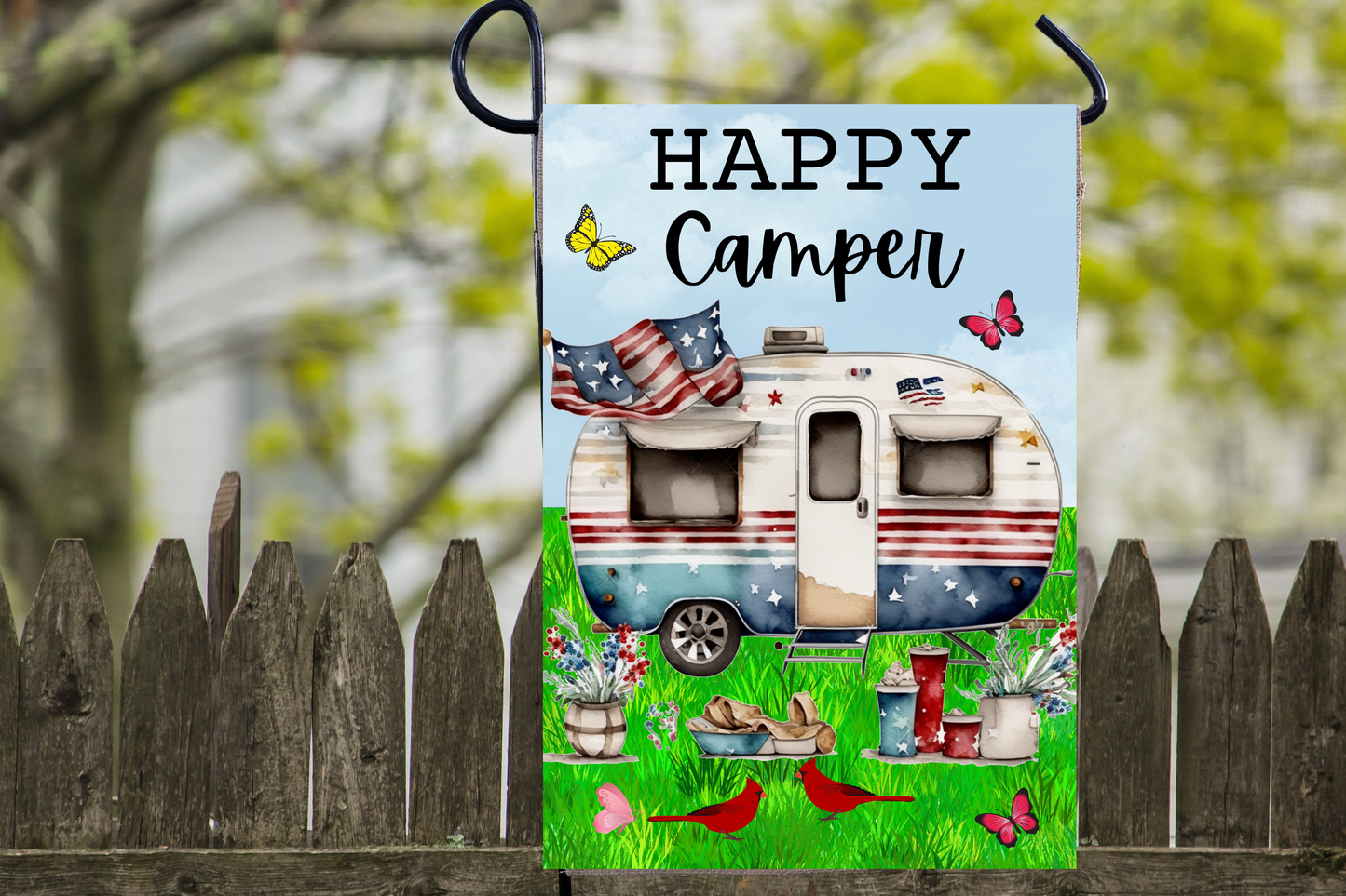 Garden Flags Camping