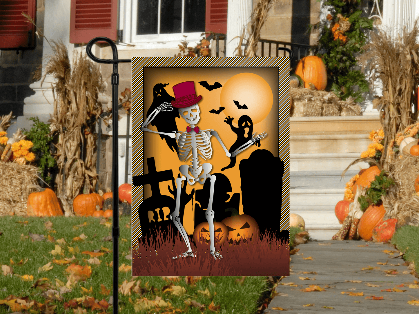 Fall & Halloween Garden Flags