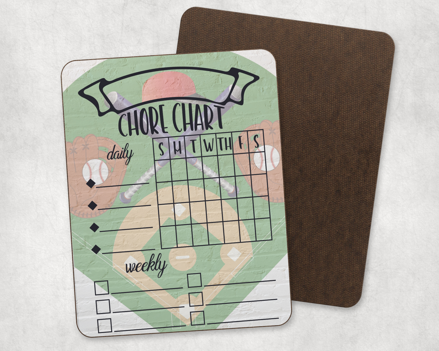 Chore Charts Dry Erase Board | Sandrepersonalization.