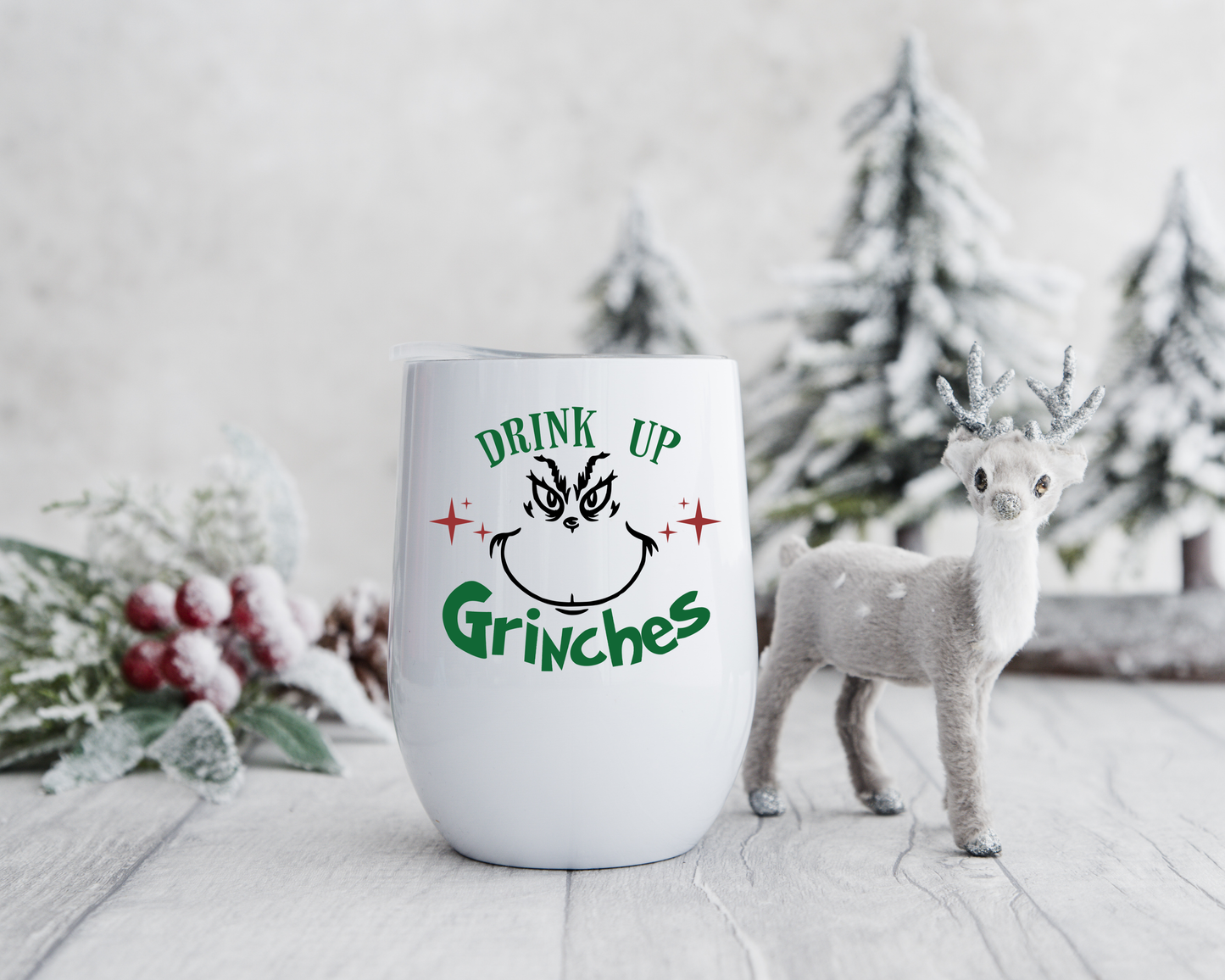 Christmas Wine Glasses