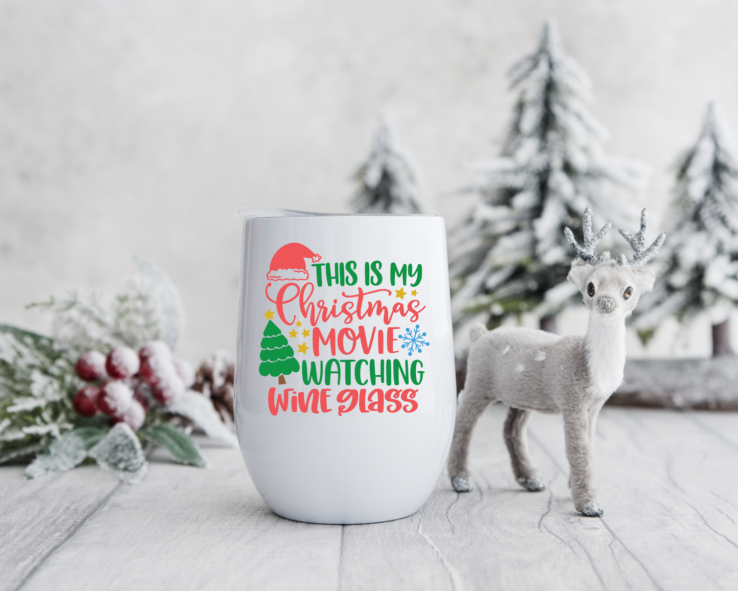 Christmas Wine Glasses