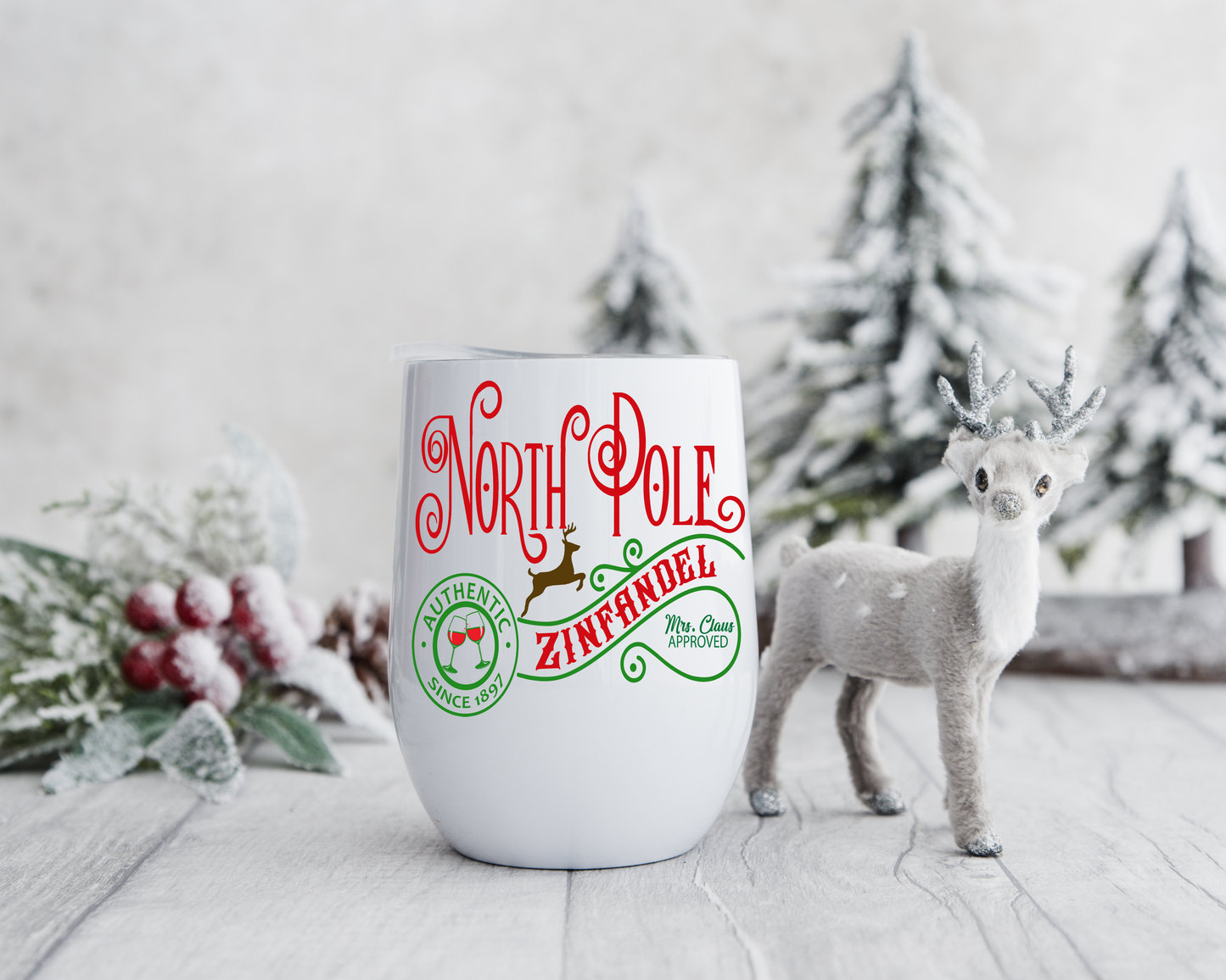 Christmas Wine Glasses