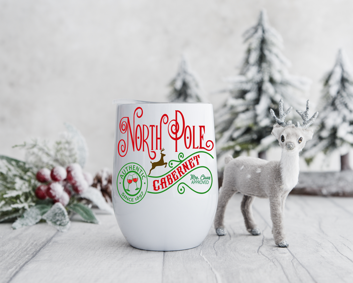 Christmas Wine Glasses