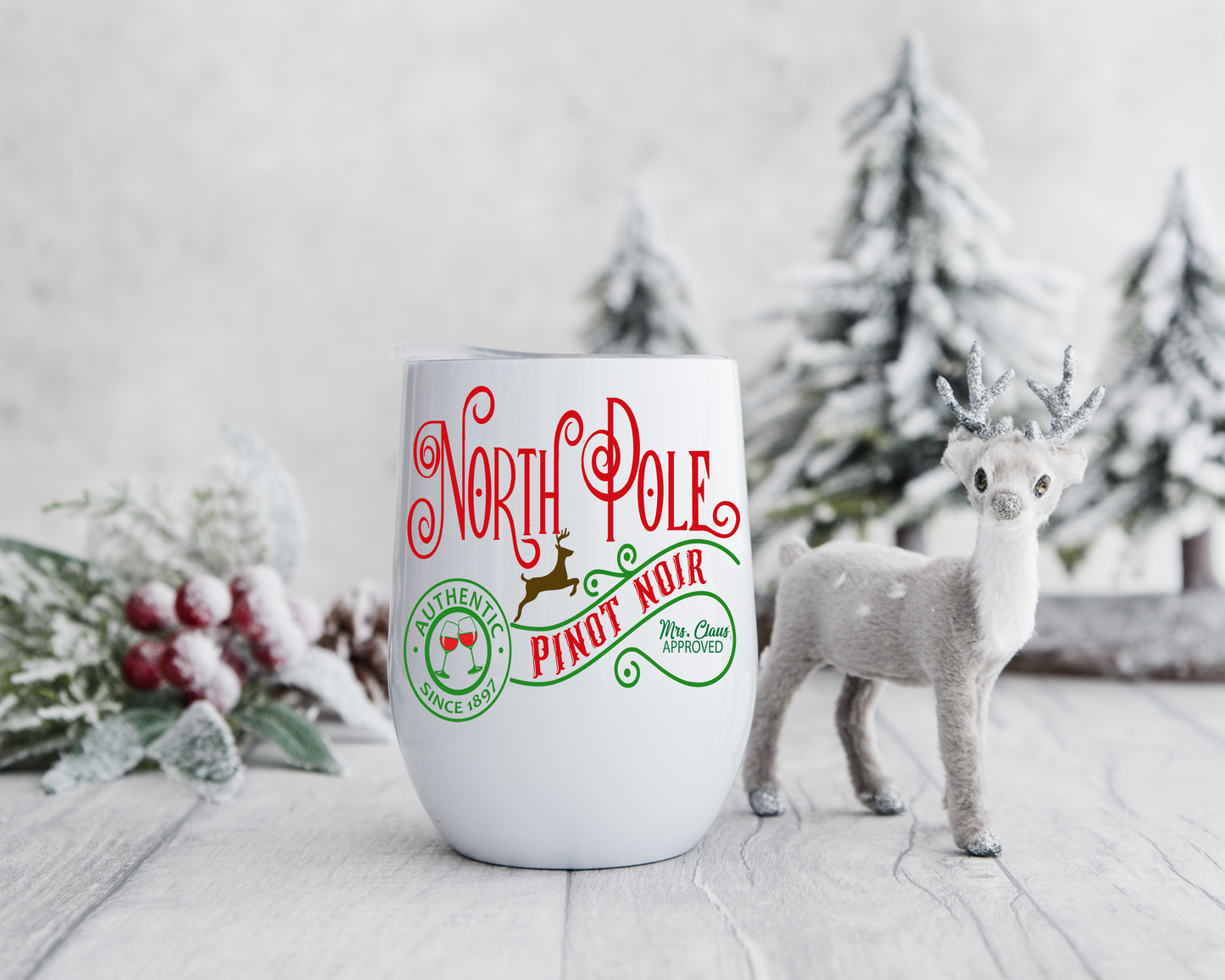 Christmas Wine Glasses