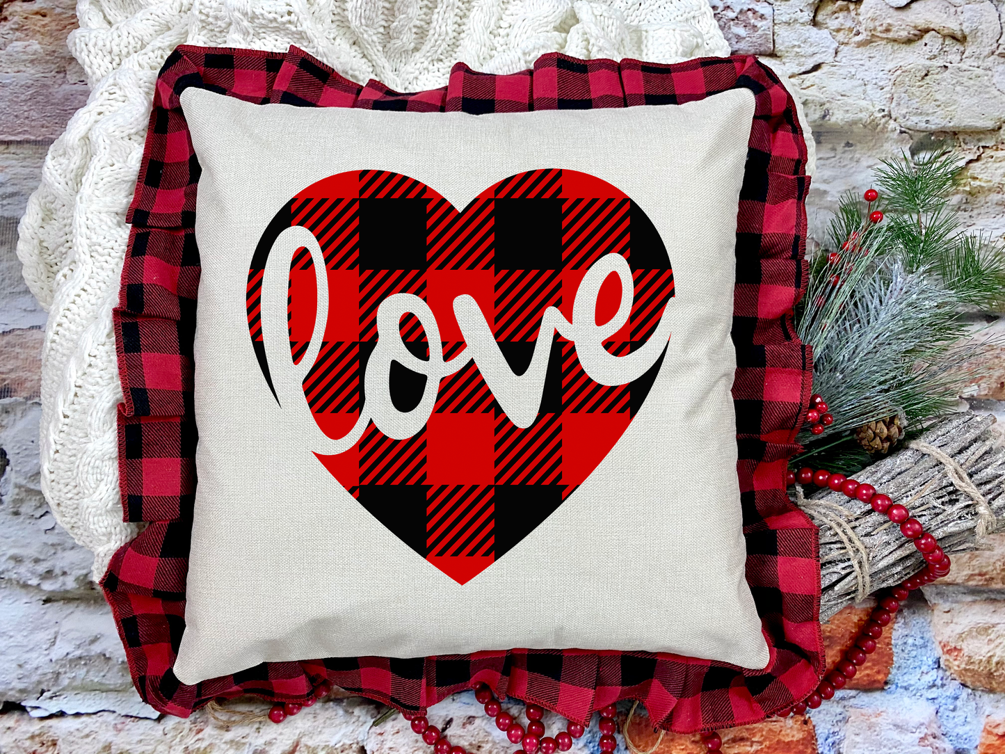 Valentine Day Pillow | Sandrepersonalization.