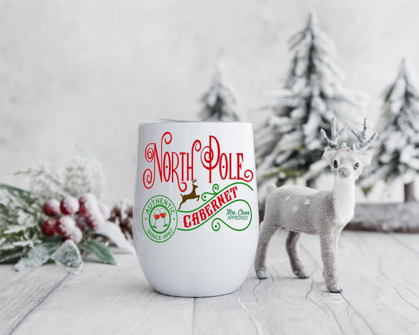 Christmas Wine Glasses
