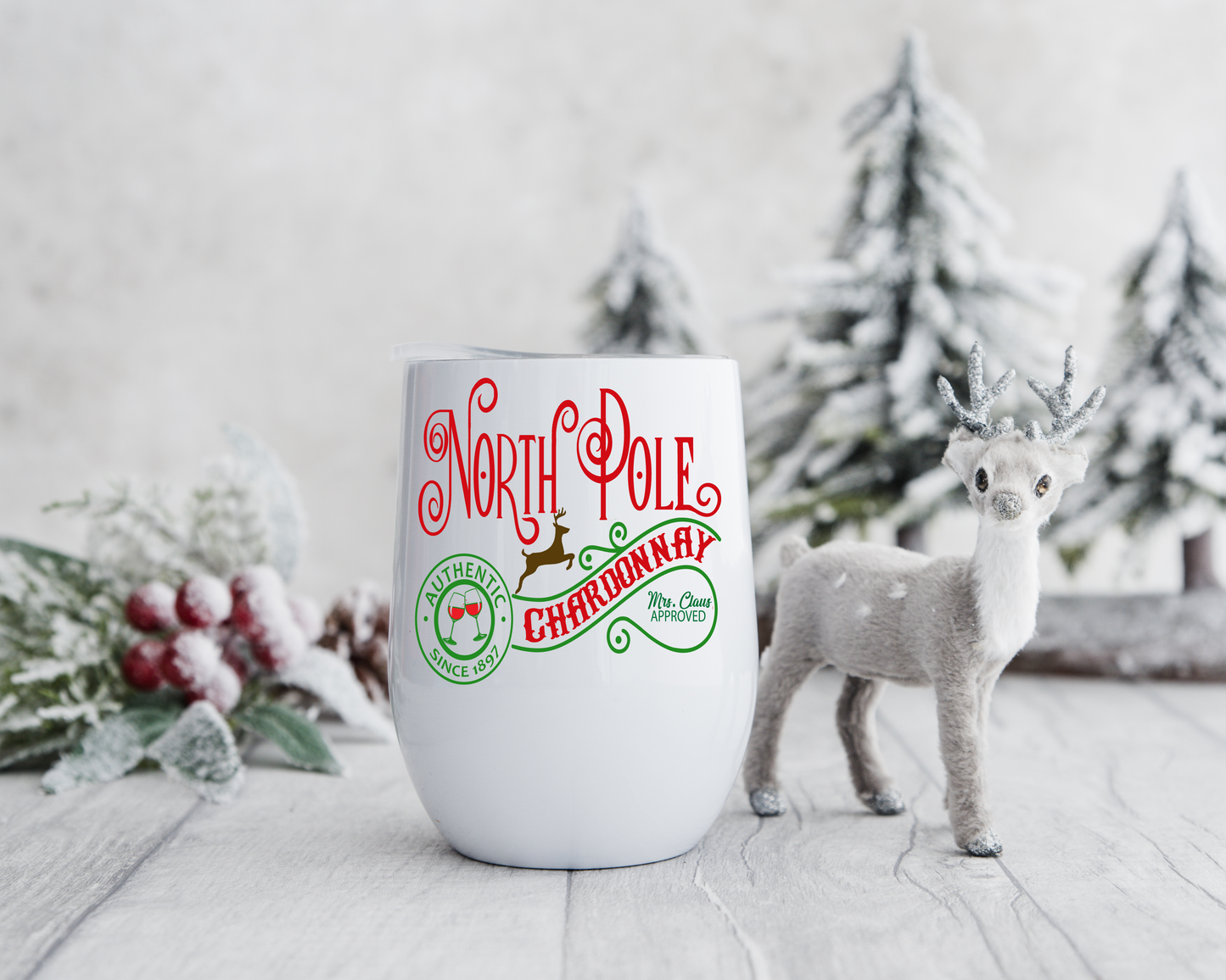Christmas Wine Glasses