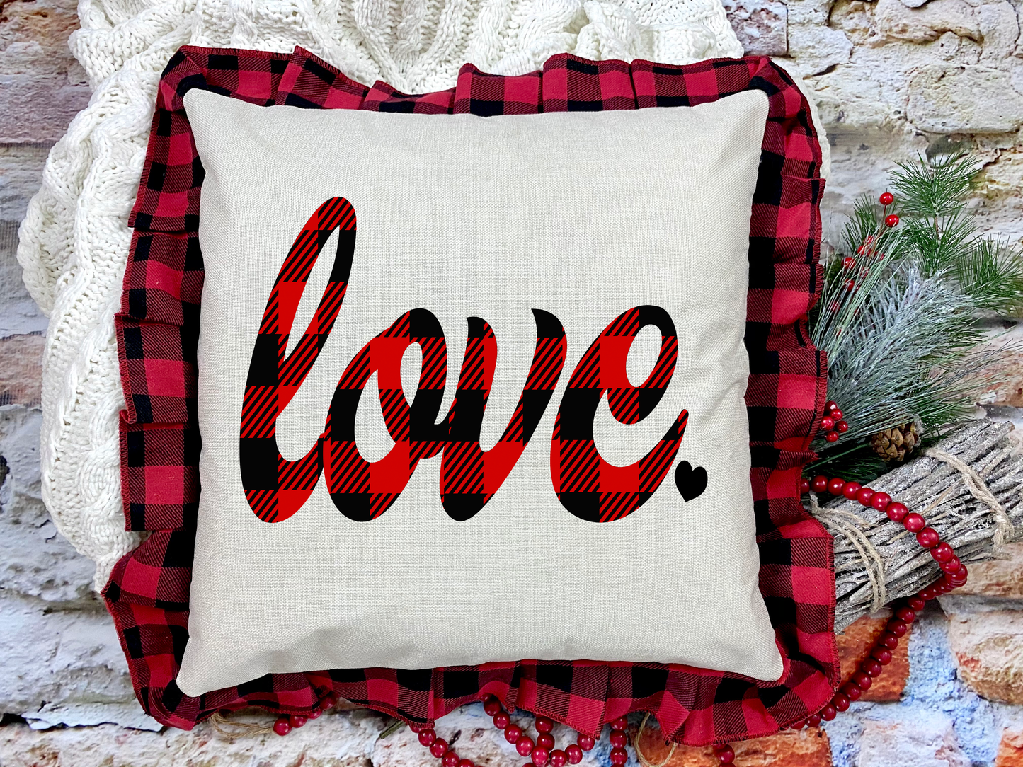 Valentine Day Pillow | Sandrepersonalization.