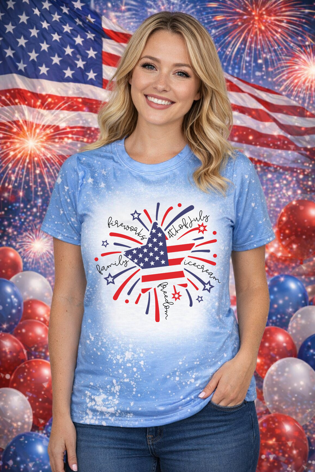 4th of July Adult Shirts T-shirt