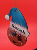 Santa hat ornaments | Sandrepersonalization.