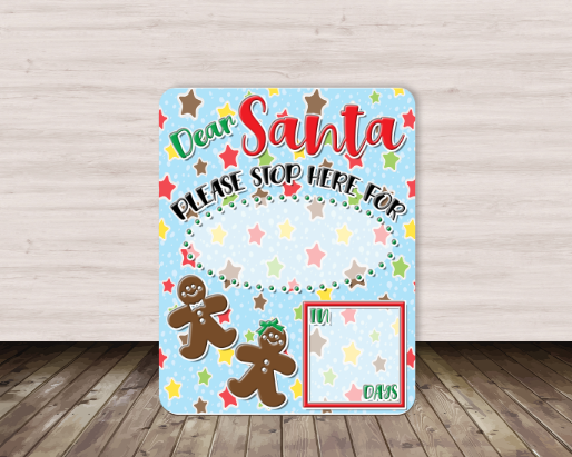 Christmas countdown boards | Sandrepersonalization.