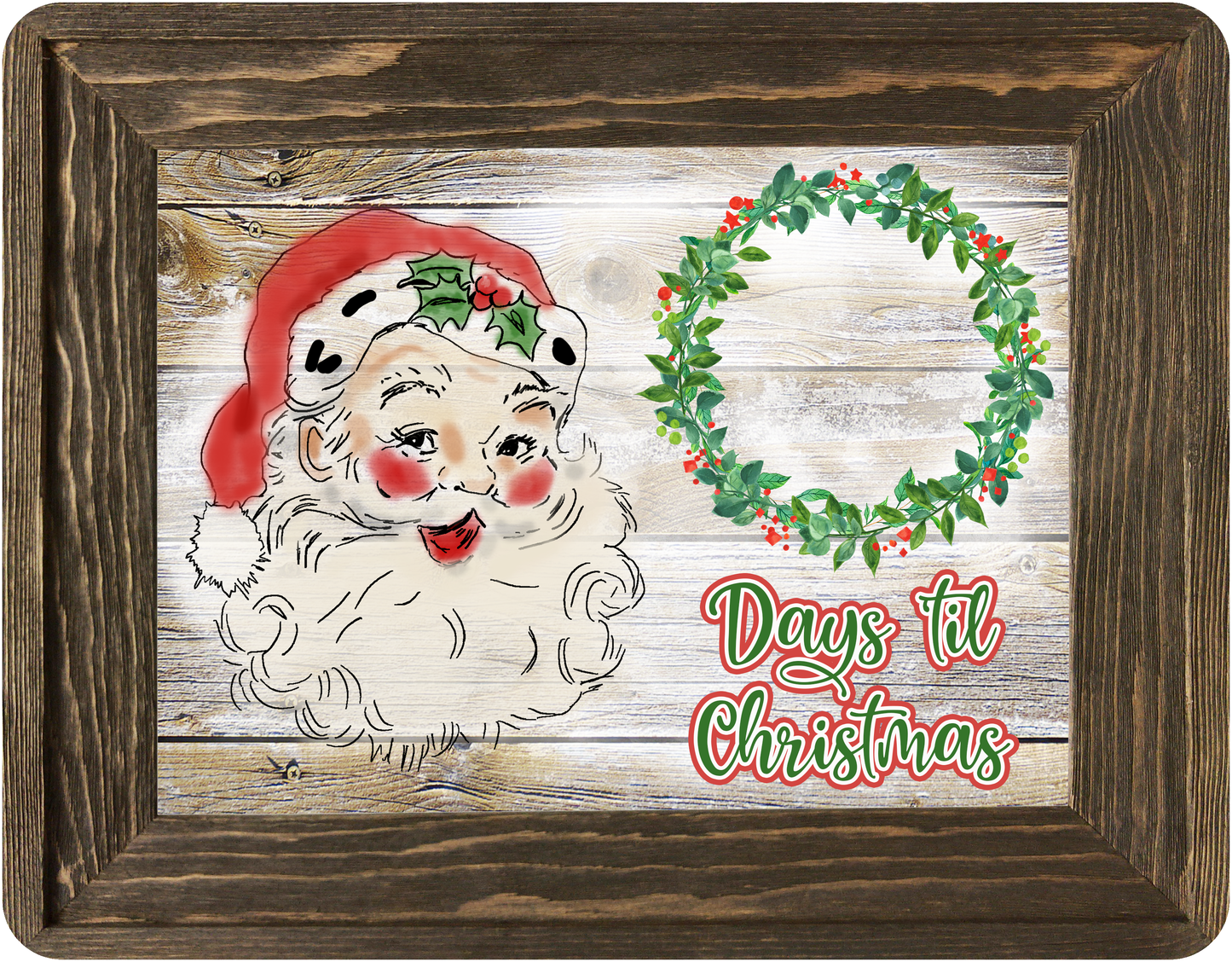 Christmas countdown boards | Sandrepersonalization.