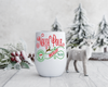 Christmas wine glasses